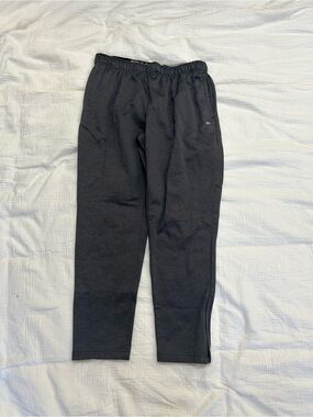 Russ Fleece-Lined Athletic Pants in Black and Gray